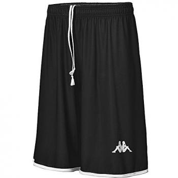 Kappa Opi Basket Short de Baloncesto, Hombre, Negro, 4XL