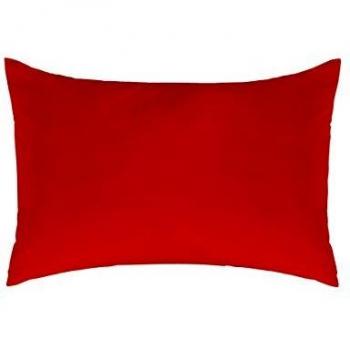 NATURALS Funda DE Almohada ROJA