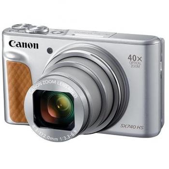 Cámara Compacta Canon PowerShot SX740 HS Lite Edición Plata - 20.3 MP, 40x Zoom Óptico, 4K UHD, DIGIC 8, Estabilización de 5 Ejes, Pantalla