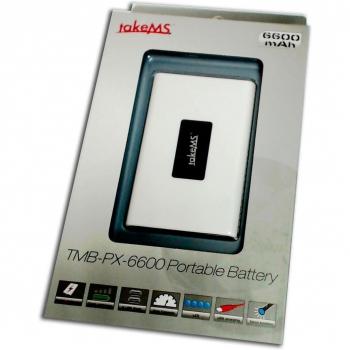 takeMS 99010 - Batería universal portable, 6600 mAh