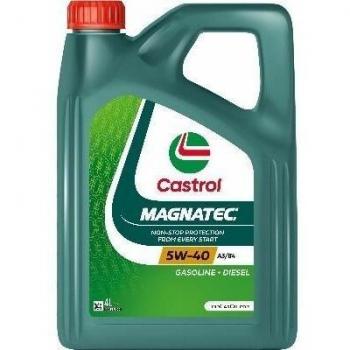 Aceite de Motor CASTROL Magnatec 5W-40 A3/B4 para VW, AUDI y MERCEDES-BENZ - Capacidad 4L