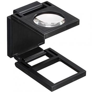 Cuentahilos de precisión 30x30mm/caja cobre 5x Eschenbach Lupa cuentahilos 5X Negro