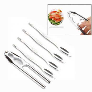 Itian 5pcs cangrejo Cracker Set Kit de herramientas de marisco - Conjunto Galleta Cascanueces Mariscos Shell de Langosta Cangrejo Tuercas