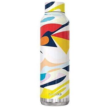Quokka Solid - Abstract 630 ML | Botellas De Agua Acero Inoxidable Sin BPA |Botella Térmica De Doble Pared - Mantiene el frío y el Calor para Niños y Adultos