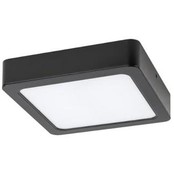 Plafón Cuadrado LED 17W 4000K Negro Estilo Minimalista IP20 SHAUN 4000K RABALUX