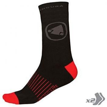 ENDURA Termolite II Calcetines, Ciclismo, Black, S-M