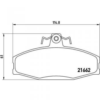 Pastillas de freno BREMBO P 85 022