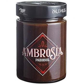 Crema de Cacao y Avellanas Saludable Ambrosía - Sin Azúcar Añadido, Sin Edulcorantes, Sin Stevia, Sin Aceite de Palma, Sin Aceite de Girasol, Con AOVE y Más del 25% de Avellanas - 300 g