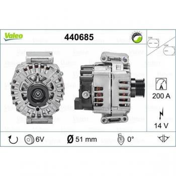 Alternador VALEO 440685 - Tipo: Alternador, Marca: VALEO, Modelo: 440685