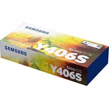 Tóner Amarillo SU462A Original Samsung para Impresoras que Utilicen CLT-Y406S - 1000 Páginas - Compatible según Especificaciones