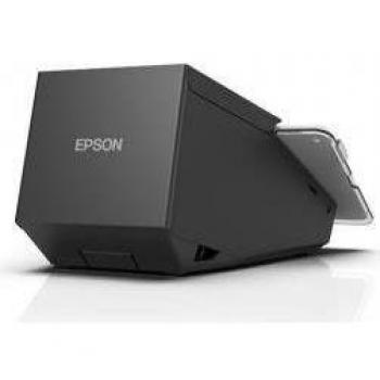 Epson TM-M30II-SL Impresora de Tickets Térmica con USB, Ethernet, Bluetooth, NES, Conector Lightning y Ranura SD en Color Blanco, Incluye Fuente de Alimentación, Versión EU