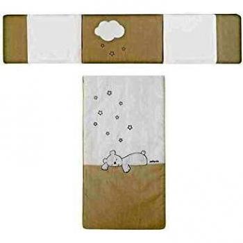 Colcha Y Protector Cuna 60 Dream Beige Petit Praia