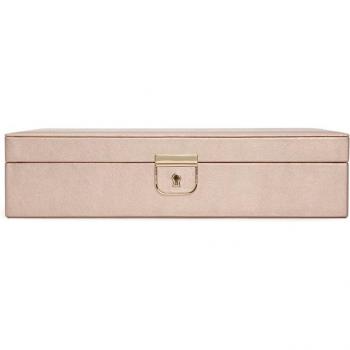 Wolf 1834 Palermo Rose Gold Jewelry Box with Lock Closure