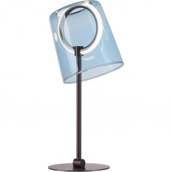 Lámpara de mesa LED Zula, azul, altura 42 cm