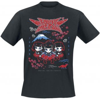 Babymetal Pixel Tokyo Men's T-Shirt Black S - 100% Cotton