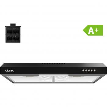 Campana Extractora Empotrable 60cm A+ 3 Velocidades 220m³/h Negra CD6903DB