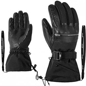 Guantes de Esquí Ziener Gallinus AS® PR DCS, Talla 8.5, Color Negro, Unisex