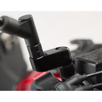 SW-Motech - Extensión de retrovisor Negro. Máx. extensión: 40 mm. Yamaha/Ducati. - SVL.00.504.10200/B