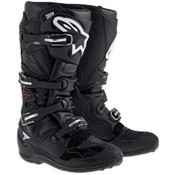 Alpinestars Tech 7 Motocross Boots - Black, Sizes 44-45