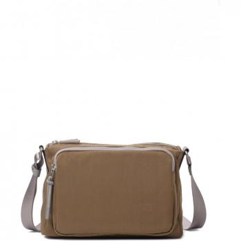 Bolso bandolera mediano con bolsillo frontal