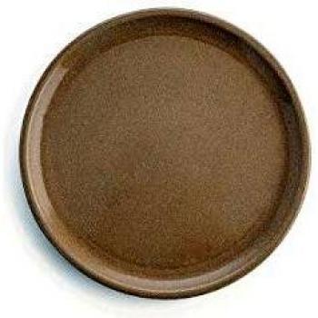 ANAFLOR Plato Llano 22 CM Piedra Barro Vulcano, Único, Estándar