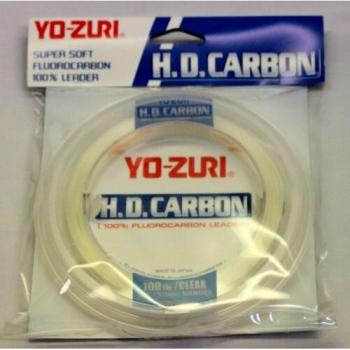 NYLON YO-ZURI Fluoro HD Carbon – CLEAR – 40 lbs