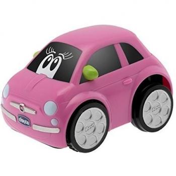 Chicco Fiat 500 Turbo Touch, alcanza hasta los 10 Metros, Color Rosa
