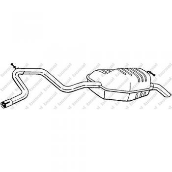 Silenciador trasero BOSAL 280-865 para FORD MONDEO 1 y 2