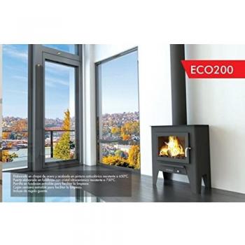 Estufa de leña Boreal Eco 200 de Bricosol
