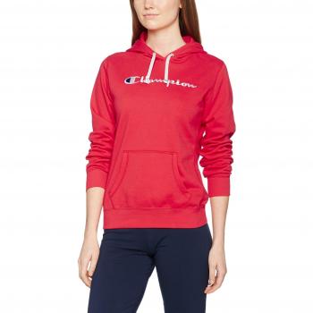 Champion, sudadera capucha para mujer, mujer, Felpa cappuccio, rojo, XL