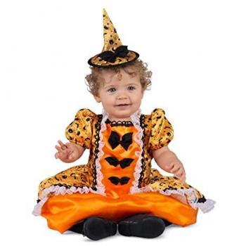 Disfraz de Bruja Versalles Naranja para niña y bebé - Talla 12-24 meses