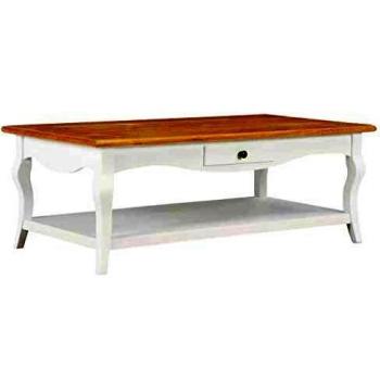 SengentoStyle Salontafel 110x60x40 cm MDF wit