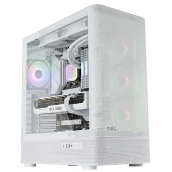 Carcasa ATX Abysm Danube Sava H500 II Air Blanca con 4 Ventiladores ARGB y Cristal Templado