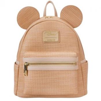 Mochila pequeña de paja Mickey de Disney Loungefly 26 cm