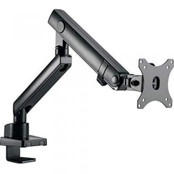 ICY BOX IB-MS313-T Single Monitor Arm for up to 32 Monitors, Max Weight 8kg, Spring-Assisted Height Adjustment, 90° Swivel, 180° Base Rotation with UK-Wide Next Business Day Delivery