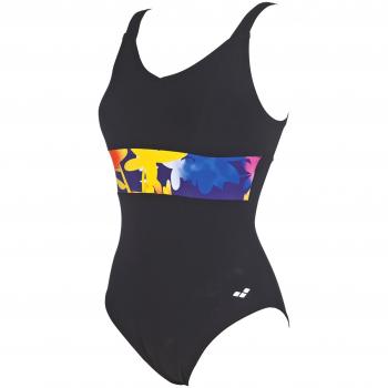 Arena Doris Wing Back Bañador 1 Pieza, Mujer, Negro