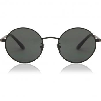 Giorgio Armani AR6140 300187 Anteojos de Sol para Hombre Negros, 50 Lentes de Sol Para Hombre Negros, Gafas de Sol para Hombre Negras