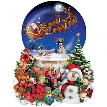 Puzzle de 1000 piezas El Paseo Nevado de Santa de Lori Schory - SunsOut