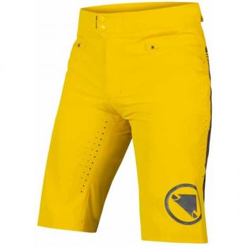 Endura Pantalones Cortos Singletrack Lite Short Fit para hombre, color naranja, talla XL, sin badana, diseño ligero