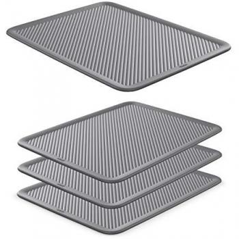 Set de 4 Tapas Organizadoras Tatay Baobab - Plástico PP05, Tamaño L/XL (15/22L), Color Gris Antracita