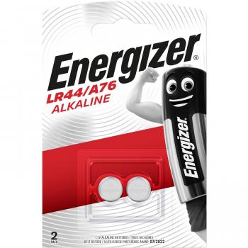 Energizer - Pack de 2 pilas especiales LR44/A76, una pila para una necesidad, sin mercurio añadido y potencia para dispositivos pequeños