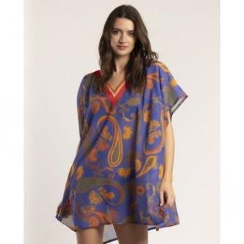 Vestido Kaftan morado de estilo elegante para mujer