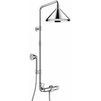 AX Front Showerpipe cromo