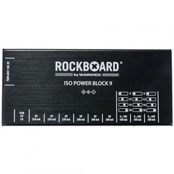 Rockboard ISO Power Block V9 IEC Multi-Power Supply for Effects Pedals