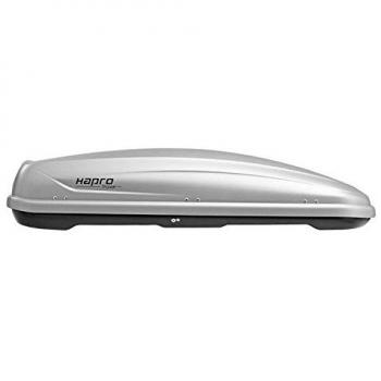Hapro traxer 6.6 techo Caja, 410 L, Plata Gris