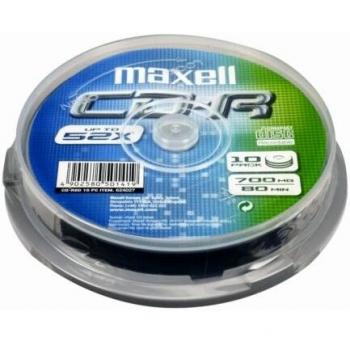Maxell CD-R 700MB 80min XL 52x Spindle 10pk - CD-RW vírgenes