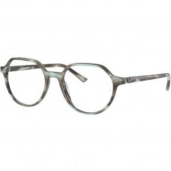 Ray-Ban RX5395 Thalia 8356 Unisex Squadrata Eyewear Green Size 49 (Frame Only) - Blue Light Block Available