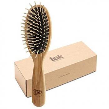 Tek Natural Oval Brush Large with Short Teeth