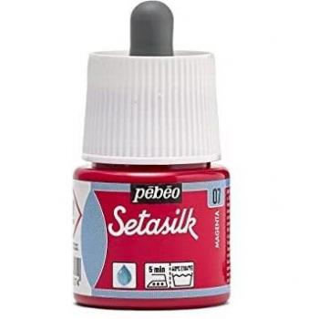 Pintura para Seda Pébéo SetaSilk 45 ml - Color Magenta - Textil