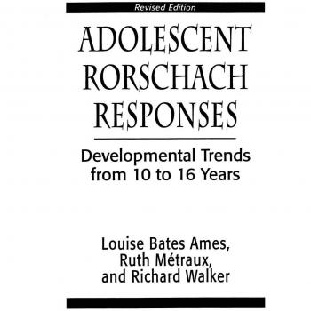 Respuestas Rorschach Adolescente: Tendencias de Desarrollo de 10 a 16 Años (La Obra Maestra)